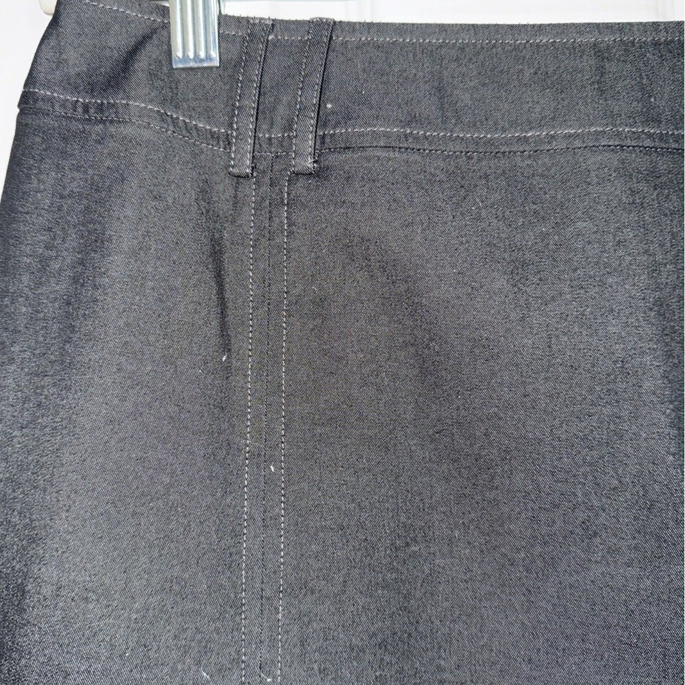 Sigrid Olsen Gray Y2K Minimalist Skirt Set Size 8 Quiet Luxury Capsule Wardrobe - Picture 6 of 16